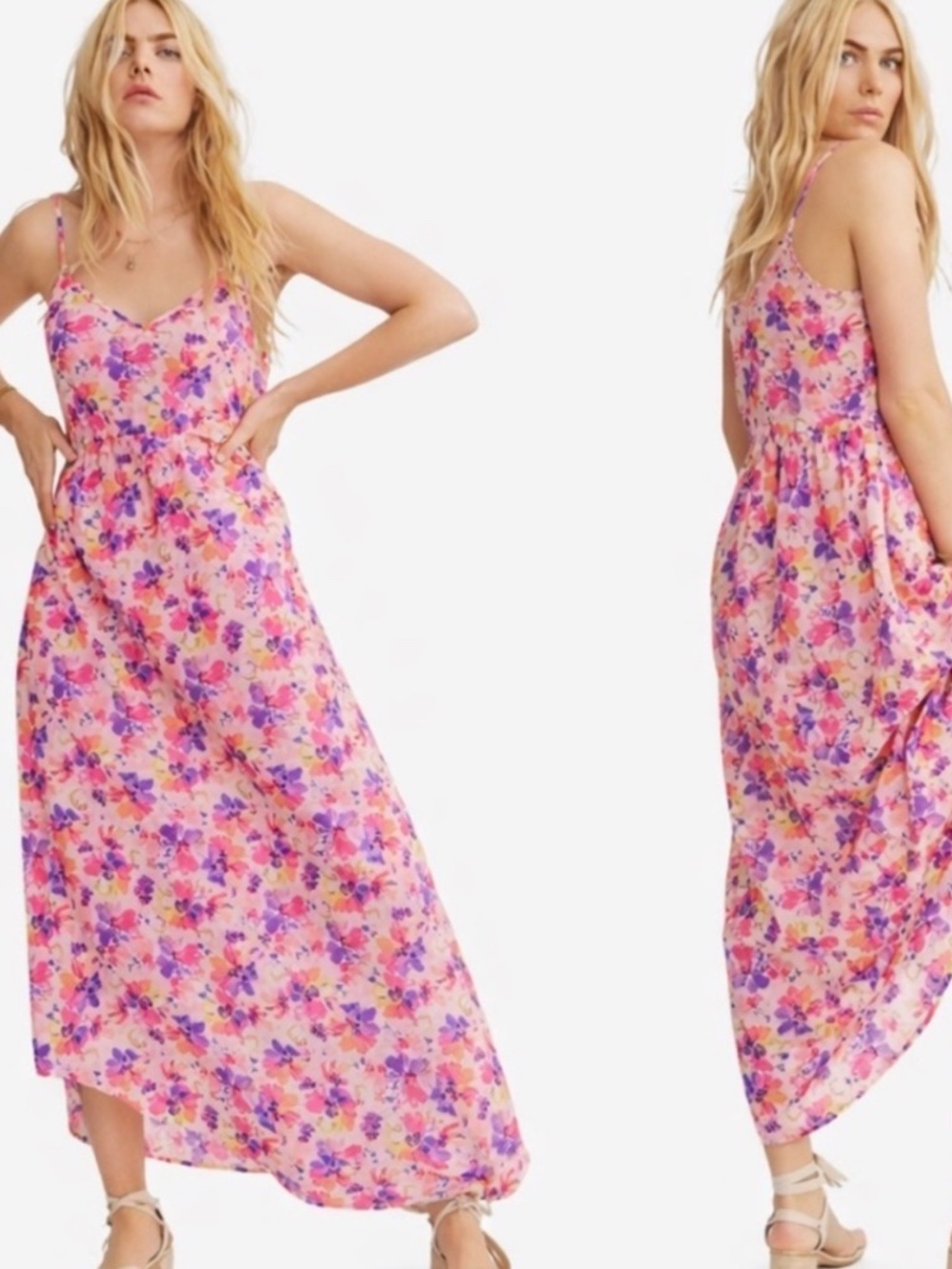 LoveShackFancy Faraday Floral Maxi Dress Size XS Cottagecore Romantic Boho